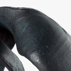 Black Aluminum Ribbon Table Sculpture 13 Black Aluminum Ribbon Table Sculpture -Nesto Store BlackRibbonSculptureAVS20