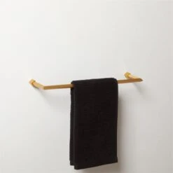 Blaine Brushed Brass Towel Bar 18" 9 Blaine Brushed Brass Towel Bar 18" -Nesto Store BlaineBrdBrsTowelBar18inROF21