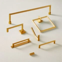 Blaine Brushed Brass Wall Mount Hook -Nesto Store BlaineBrushedBrassCllctnAVFHF21