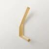 Blaine Brushed Brass Wall Mount Hook -Nesto Store BlaineBrushedBrassHookSHF21