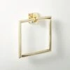 Blaine Unlacquered Brass Towel Ring 1 Blaine Unlacquered Brass Towel Ring -Nesto Store BlainePldUnldBsTwlRingSHF22