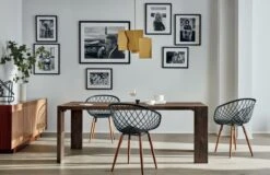 'Sade' Photographic Print In Black Frame 17.5"x21.5" -Nesto Store BloxDiningTableSideraFB20 1