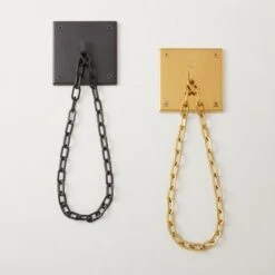 Bolt Matte Black Chain Curtain Tieback 8 Bolt Matte Black Chain Curtain Tieback -Nesto Store BoltDrpryTiebackChainGroupFHF21 2