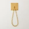 Bolt Polished Brass Chain Curtain Tieback -Nesto Store BoltDrpryTiebackChnPldBrsAV2SHF21