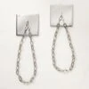 Bolt Polished Nickel Chain Curtain Tiebacks Set Of 2 -Nesto Store BoltPldNklDrpryTiebackChnS2SHF23