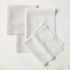Bolt White Linen Napkin Set Of 4 -Nesto Store BoltWhtLnnNapkinsS4SHS22