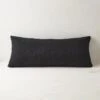 36"x16" Black Boucle Throw Pillow -Nesto Store BoucleBlack36x16inPllwSHS22