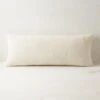 36"x16" Ivory Boucle Throw Pillow
