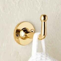 Boule-Inspired Polished Brass Wall Mount Hook -Nesto Store BouleInspiredPlshdBrsHookAVSHF21