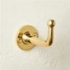Boule-Inspired Polished Brass Wall Mount Hook -Nesto Store BouleInspiredPlshdBrsHookSHF21