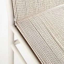 Bounce Ivory Woven Counter Stool -Nesto Store BounceWovenChairWhiteAVF20