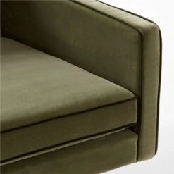 Bowtie Green Velvet Sofa -Nesto Store BowtieVelvetSofaAVSSF22