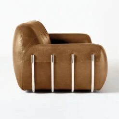 Brace Leather Tufted Sofa -Nesto Store BraceTbccLthrSofaDakotaSDSSS21