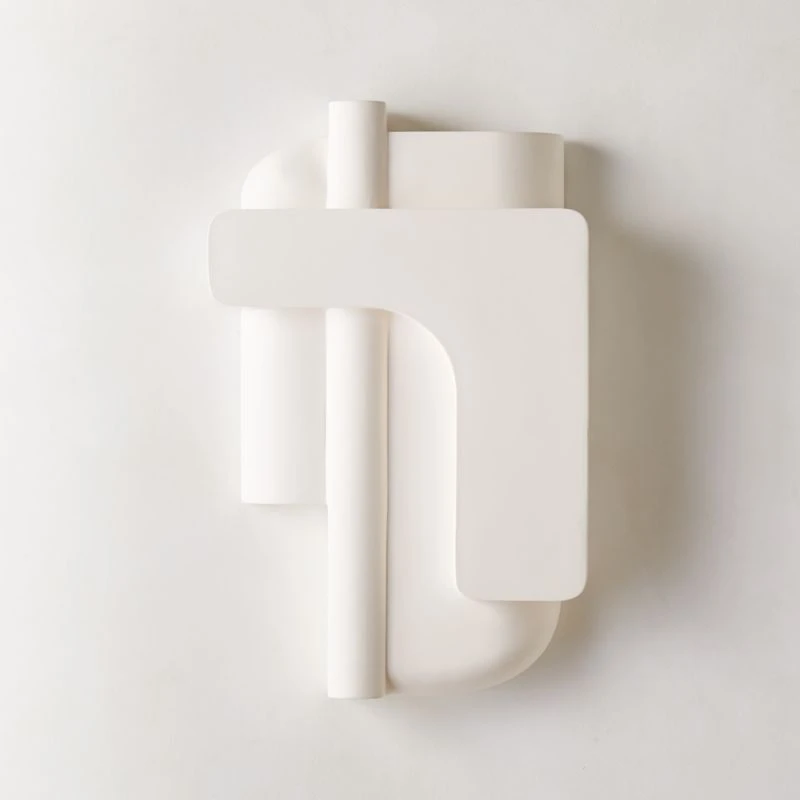 Brazilian White Concrete Wall Decor Panel II 3 Brazilian White Concrete Wall Decor Panel II