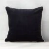 20'' Bronte Recycled Velvet Black And White Outdoor Throw Pillow -Nesto Store BronteVlvtBkWtPllw20x20inSHS22