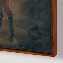 'Brown Horse' Framed Oil Painting Reproduction 18''x22'' -Nesto Store BrownHorse31x21inAV2SHF22