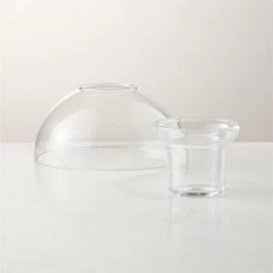 Bulbo Glass Tealight Candle Holder -Nesto Store BulboTealightHldrClearSHF22