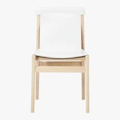 Burano White Leather Sling Chair -Nesto Store BuranoLthrChairWhiteF18