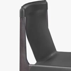 Burano Charcoal Grey Leather Sling Chair Set Of 4 -Nesto Store BuranoLthrChrChrclAVF18