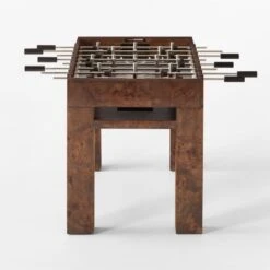 Burl Wood Foosball Table -Nesto Store BurlFoosballTableAV2SSF22