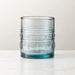 Bushi Nenge Blue Double Old-Fashioned Glass