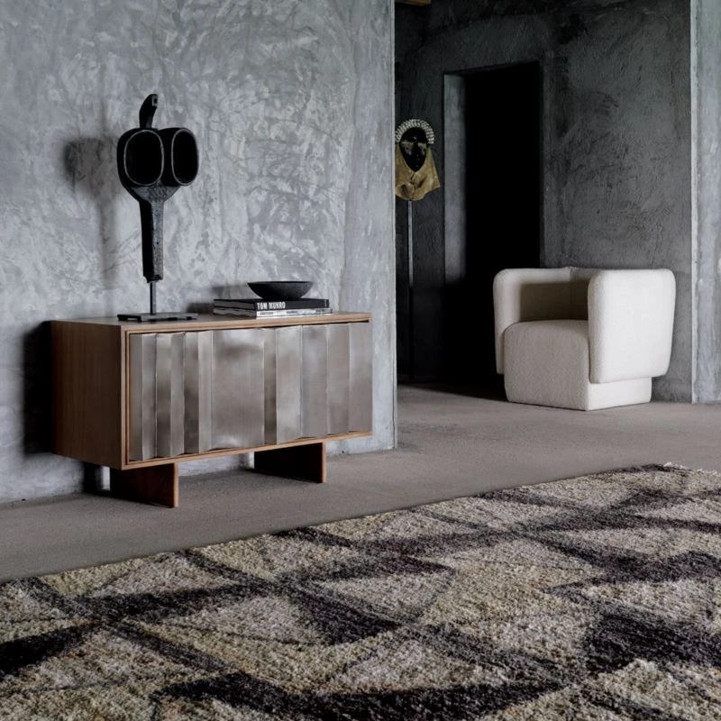 Kibo Steel And Oak Wood Media Console 42.5'' 5 Kibo Steel And Oak Wood Media Console 42.5'' - Image 3