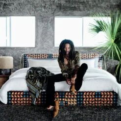 Lineage Woven Striped Throw Blanket -Nesto Store CB2FA21 LK 0563 OC21 1x1