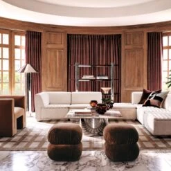 Gigi Polished Stainless Steel Floor Lamp -Nesto Store CB2FA22 03A Hero 3