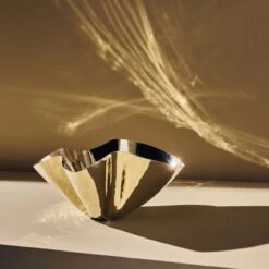 Adorn Brass Abstract Bowl -Nesto Store CB2FA22 10A 048 V1