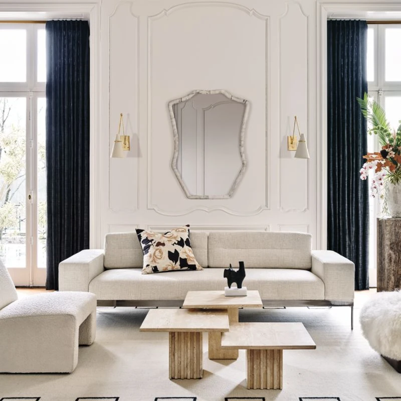 Seda Deep Blue Dupioni Silk Window Curtain Panel 48"x84" 7 Seda Deep Blue Dupioni Silk Window Curtain Panel 48"x84" - Image 5