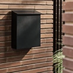 Damon Black Vertical Mailbox -Nesto Store CB2FA22 32A DET 02 1x1