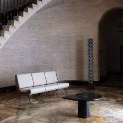 Meda Ivory Wool Armless Sofa -Nesto Store CB2FA22 FR 01 V1