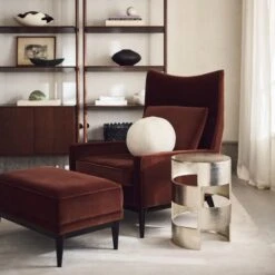 Rumiere Handloomed Ivory Viscose Area Rug 5'x8' -Nesto Store CB2FA23 15A 035 V1 1