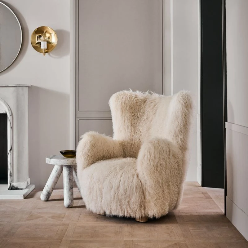 Bozzi Mongolian Sheepskin Chair 4 Bozzi Mongolian Sheepskin Chair - Image 2