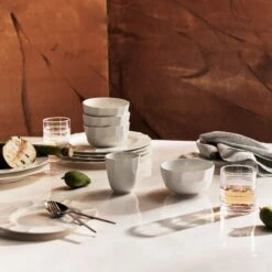 Aerial Blue European Flax Linen Napkin 9 Aerial Blue European Flax Linen Napkin -Nesto Store CB2FA23 BID 03 V1 3