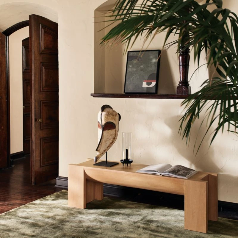 St. George Oak Wood Bench Large 4 St. George Oak Wood Bench Large - Image 2