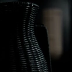 Luana Woven Black Vase Small -Nesto Store CB2FA23 BID 12 Det 2324