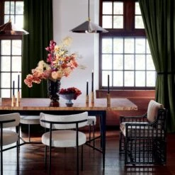 Inesse Boucle Ivory Dining Chair Set Of 4 -Nesto Store CB2HOL21 12A 0085 V1OC21 1x1