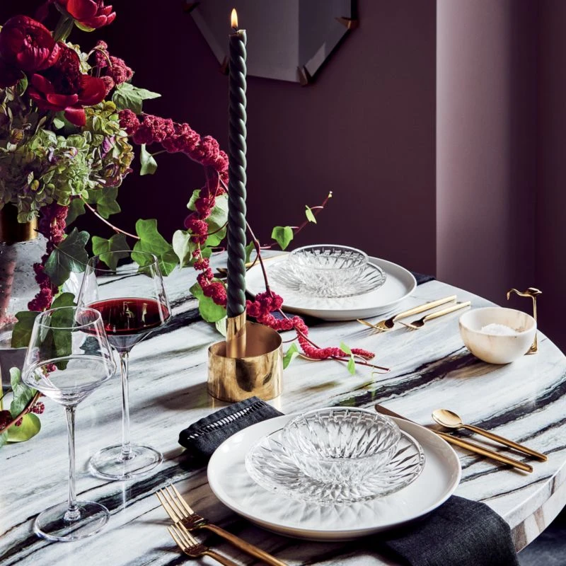 Daphne Glass Appetizer Plate Set Of 8 5 Daphne Glass Appetizer Plate Set Of 8 - Image 3