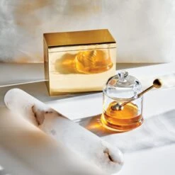 Polished Brass Recipe Box 7 Polished Brass Recipe Box -Nesto Store CB2HOL21 36B V1OC21 1x1