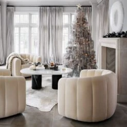 Grey Cowhide Area Rug 5'x8' -Nesto Store CB2HOL22 02A V2 2