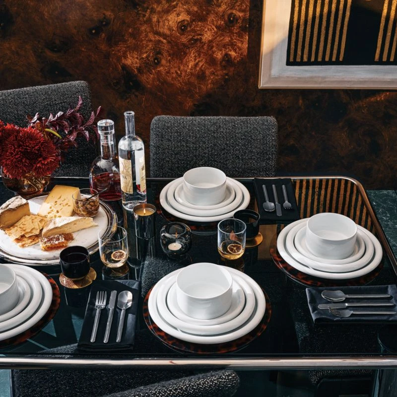 Bovisio Rectangular Smoked Glass Dining Table 6 Bovisio Rectangular Smoked Glass Dining Table - Image 4