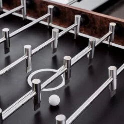 Burl Wood Foosball Table -Nesto Store CB2HOL22 07C 582 detail