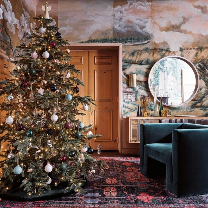 Eros Handknotted Red And Blue Area Rug 5'x8' 8 Eros Handknotted Red And Blue Area Rug 5'x8' - Image 6