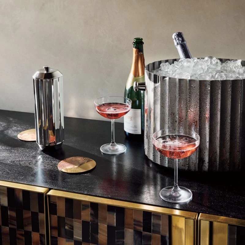 Milano Stainless Steel Champagne Bucket 6 Milano Stainless Steel Champagne Bucket - Image 4