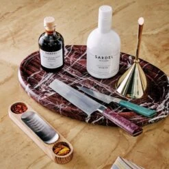 Pave Red Marble Server 13 Pave Red Marble Server -Nesto Store CB2HOL22 PR 09A hero