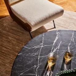 Meda Ivory Wool Armless Lounge Chair 14 Meda Ivory Wool Armless Lounge Chair -Nesto Store CB2PH23 BAR 127