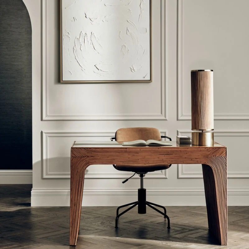 Nyle Suede Office Chair 4 Nyle Suede Office Chair - Image 2