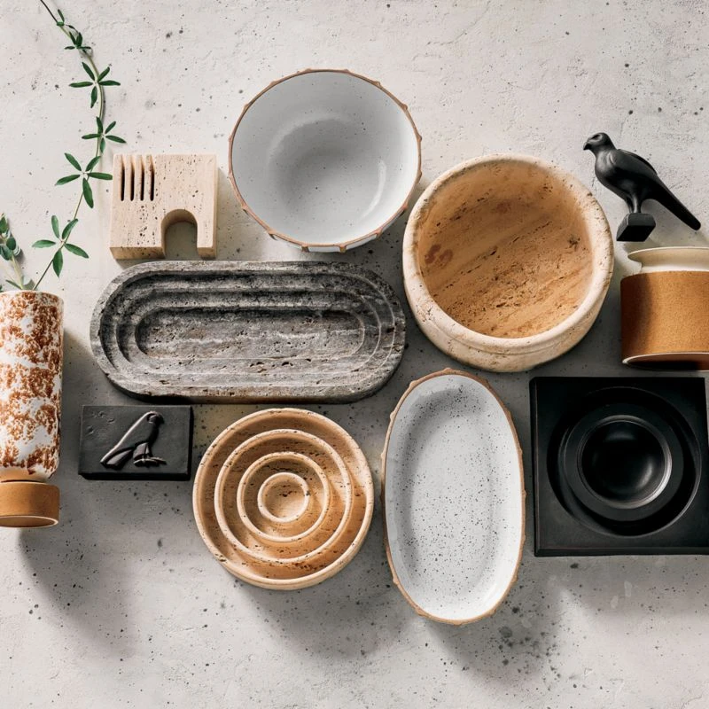 Cojo Travertine Bookends Set Of 2 6 Cojo Travertine Bookends Set Of 2 - Image 4