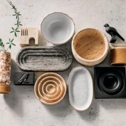 Descanso Stoneware Tray -Nesto Store CB2SP22 LF PR 07A 054 hero 3